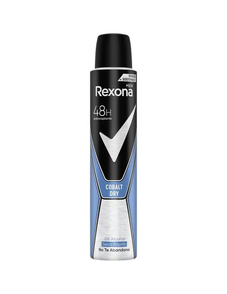 Rexona Men Cobalt Dry Desodorante Spray Hombre 200 ml