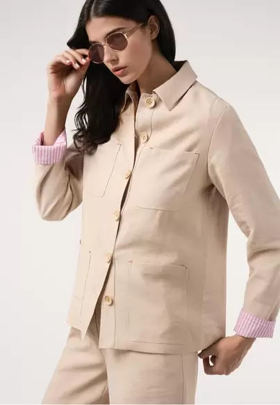 Chaqueta cartera BEIGE