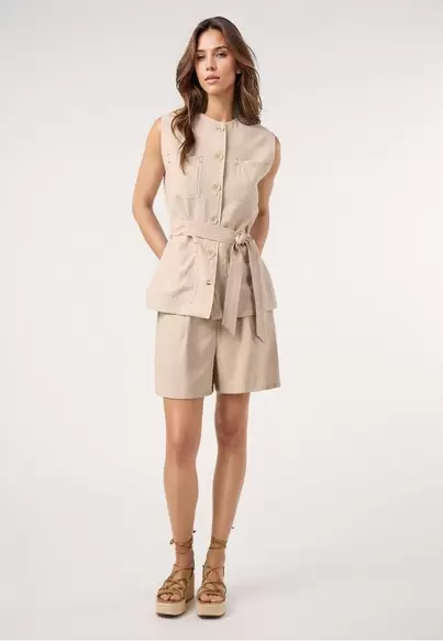 Chaleco cartera BEIGE