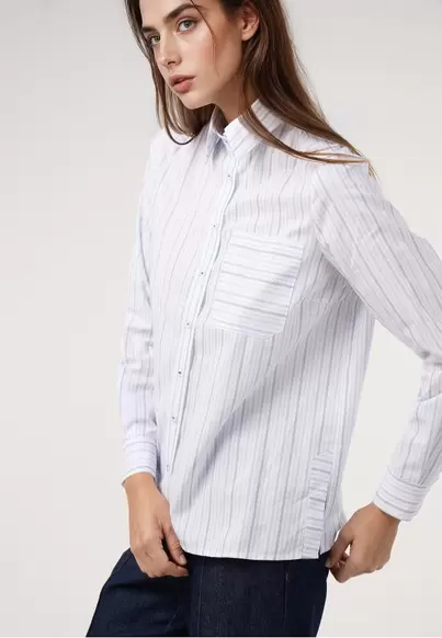 Camisa rayas navy AZUL MARINO