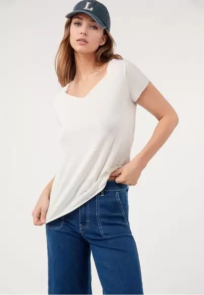 Camiseta perfil BLANCO