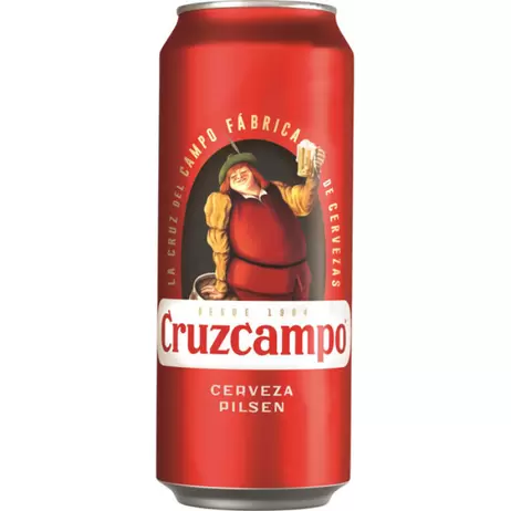Cerveza Cruzcampo lata 50 cl.