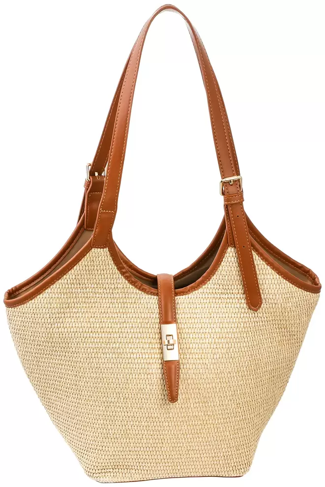 Tasche - Beige Straw