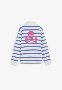 SUDADERA CUELLO ALTO RAYAS