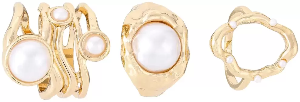 Ring-Set - Mystic Pearls