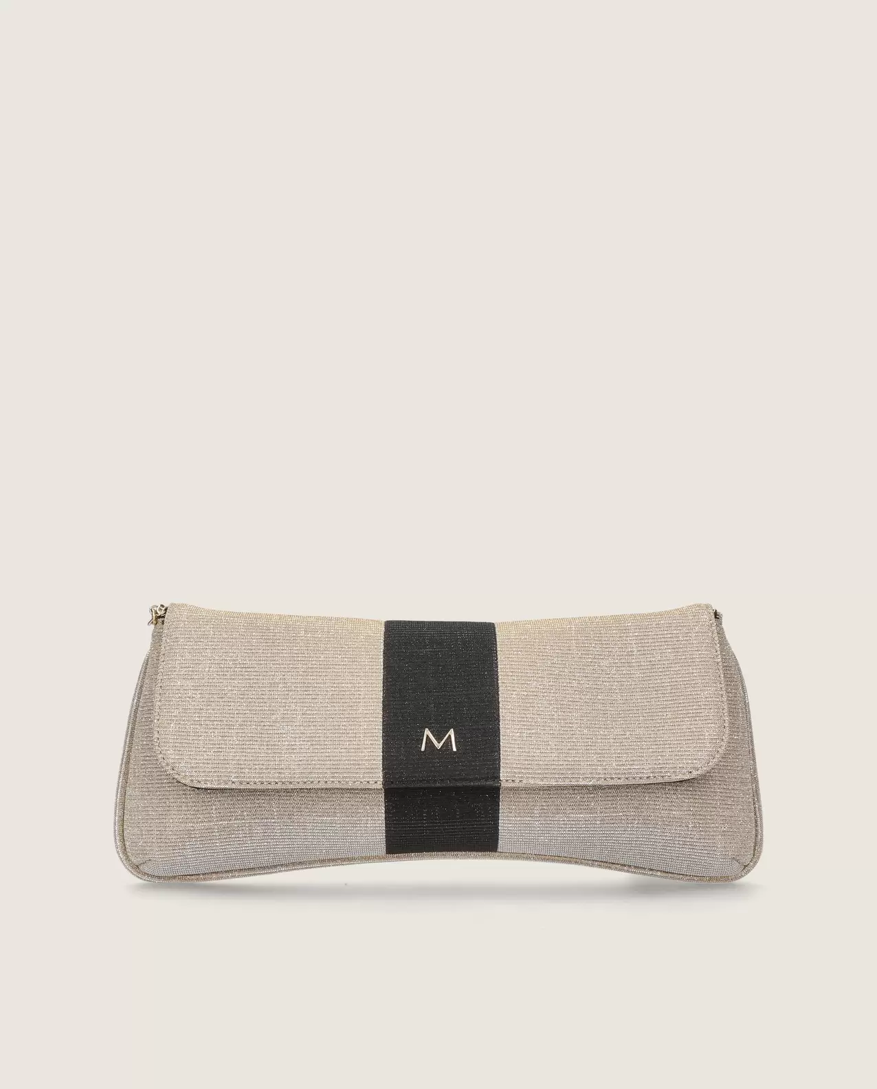 Party bag in glitzy textile