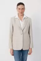 Blazer tejido con textura