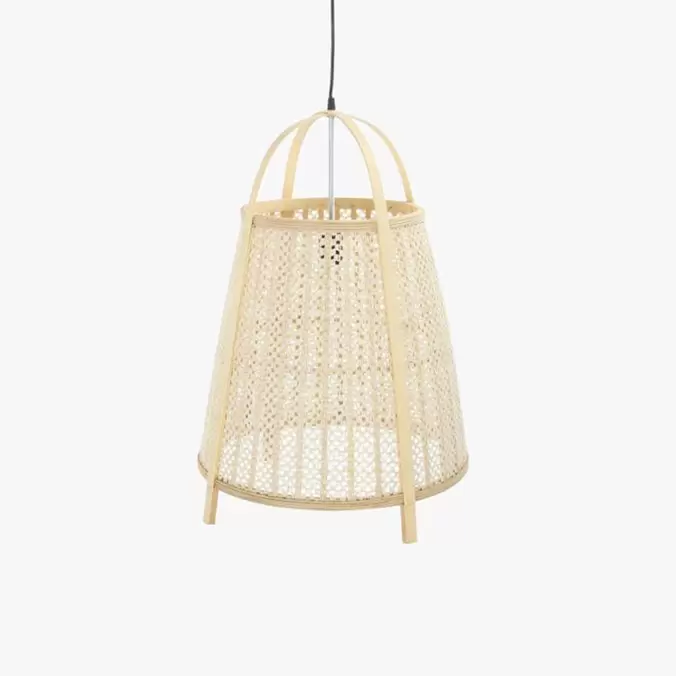 Lámpara de Techo Cesta Bambú PALHA