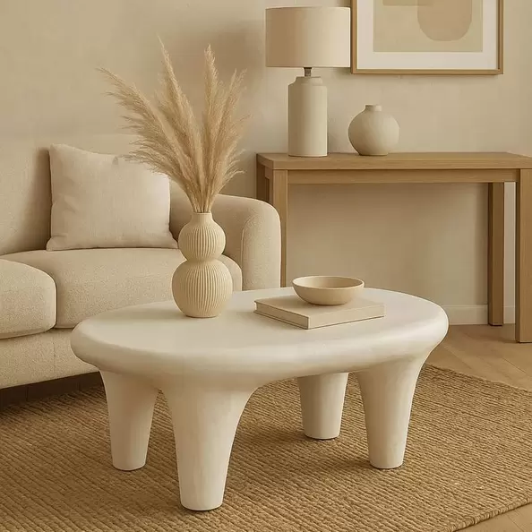 Mesa de Centro Blanca ZENA