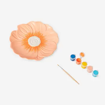 Plato decorativo de flor DIY