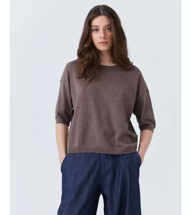 CAMISETA PUNTO CUELLO REDONDO