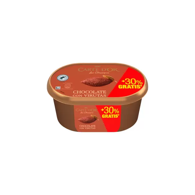 Tarrina Chocolate con Virutas Carte D´or 1,3L