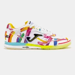Zapatillas fútbol sala Top Flex Rebound 26 Graffiti indoor blanco