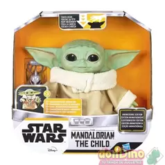 Baby yoda star wars ed.animatronica c/sonido y movimiento