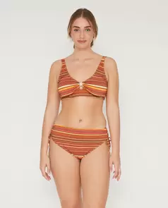 Bikini Braga Rayas Marrón