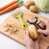 2PCS Potato Peeler Stainless Steel Fruit Vegetable Peeler Peeler for Orange Apple Kiwi Carrot Lemon Cucumber Kitchen
