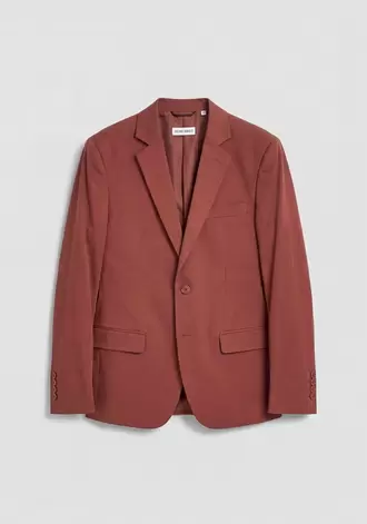 CHAQUETA REGULAR FIT «LUIS» DE SARGA DE ALGODÓN Y LYOCELL