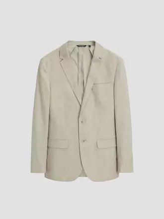 CHAQUETA SLIM FIT «AMIRA» DE TEJIDO ELÁSTICO EFECTO ANTE