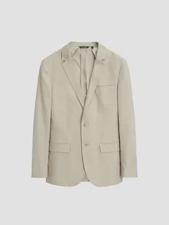 CHAQUETA SLIM FIT «AMIRA» DE TEJIDO ELÁSTICO EFECTO ANTE