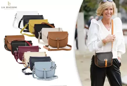 Bolso de cuero italiano