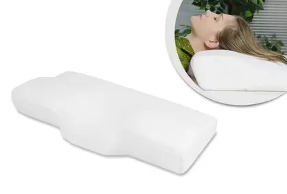 Almohada de espuma con memoria y soporte ergonómico para el cuello