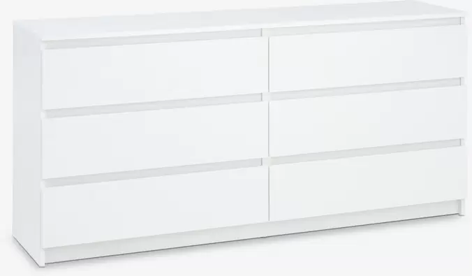 TANGECómoda TANGE 3+3 cajones blanco