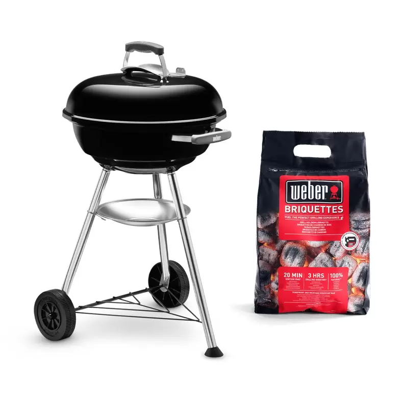Pack Barbacoa Weber 47 cm + Briquetas