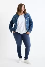 Skinny jeans - mid waist - shaping jeans - LYCRA®