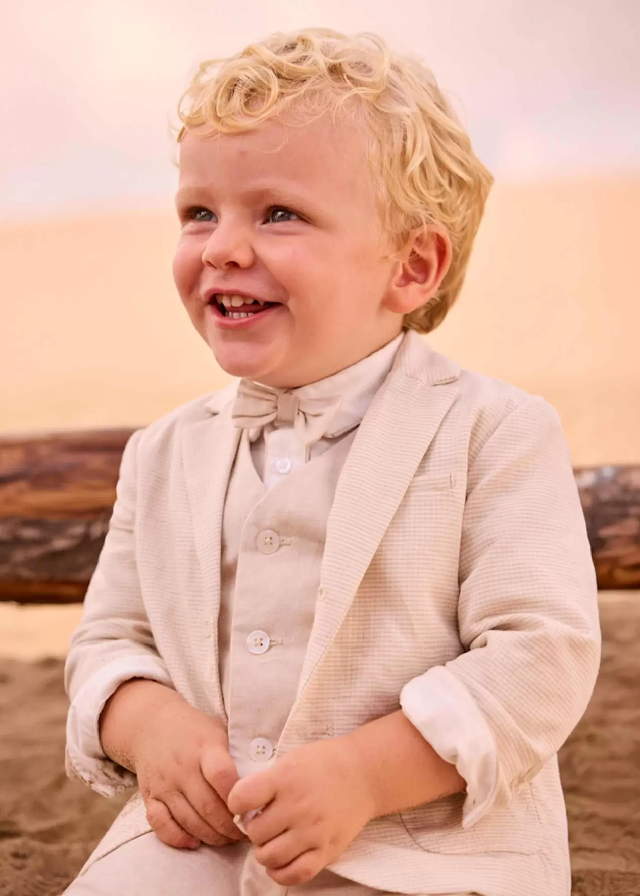 Blazer con lino bebé