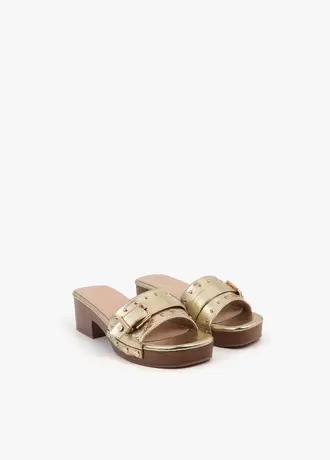 Clog with Metallic Details