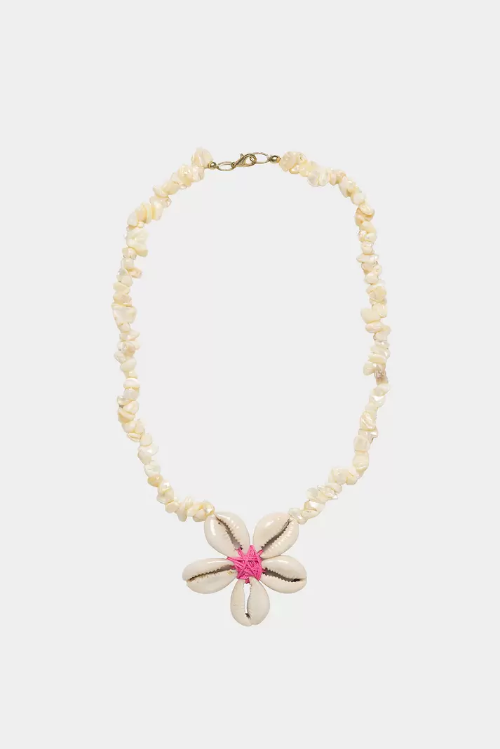 FLOWER SHELL NECKLACE
