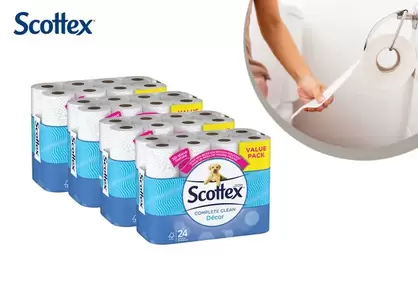 96 rollos de papel higiénico Scottex