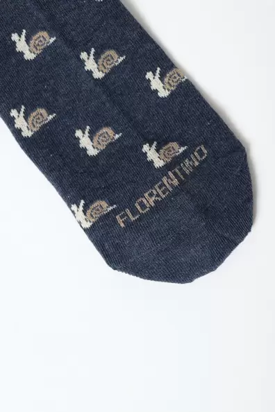 Socks with Snails Motifs