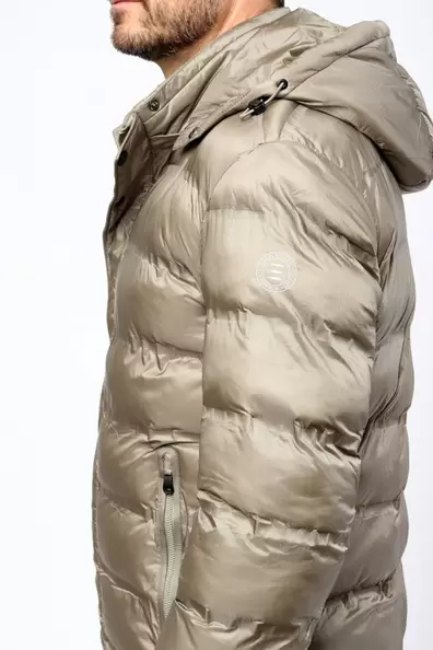 Quilted Jacket with Hood