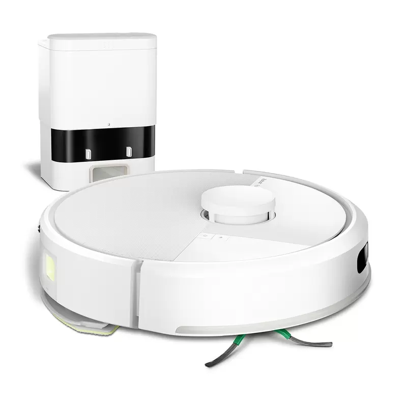 Robot aspirador y friegasuelos Roomba® 105  Combo + Base AutoEmpty? con 75 días de autovaciado y mapeado inteligente ClearView?  LiDAR