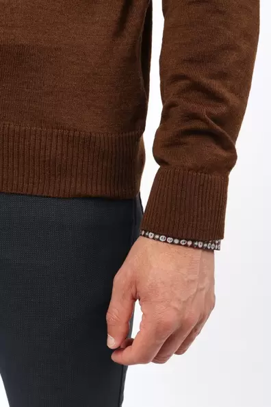 Jumper with Textured Design