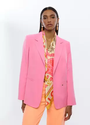 Regular Fit Jacket without Buttons