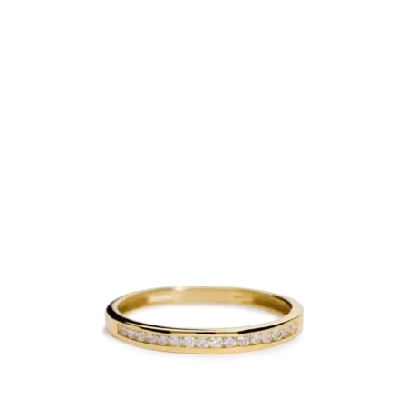 Anillo diamante natural 0.18 ct. oro 18 quilates METEOROIDS