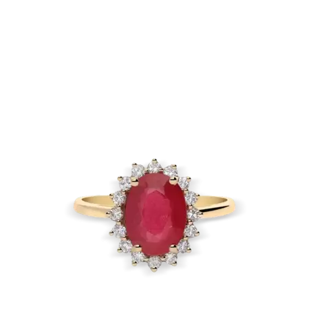 Anillo diamante natural 0.30 ct. oro 18 quilates ROYAL RUBY