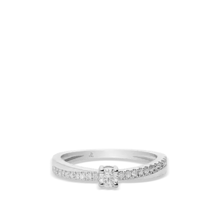 Anillo diamante natural 0.26 ct. oro 18 quilates COMET