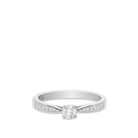 Anillo diamante natural 0.18 ct. oro 18 quilates COMET