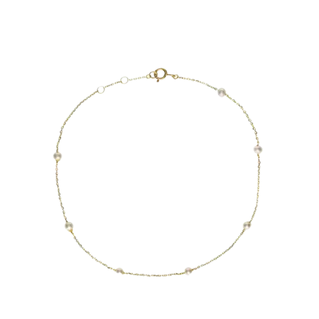 Tobilleras oro 18 quilates