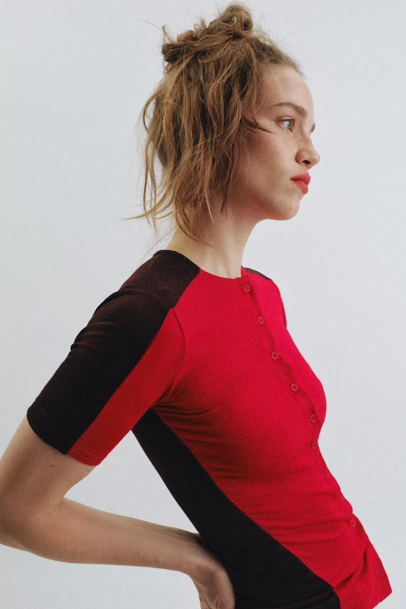 CAMISETA MANGA CORTA BOTONES