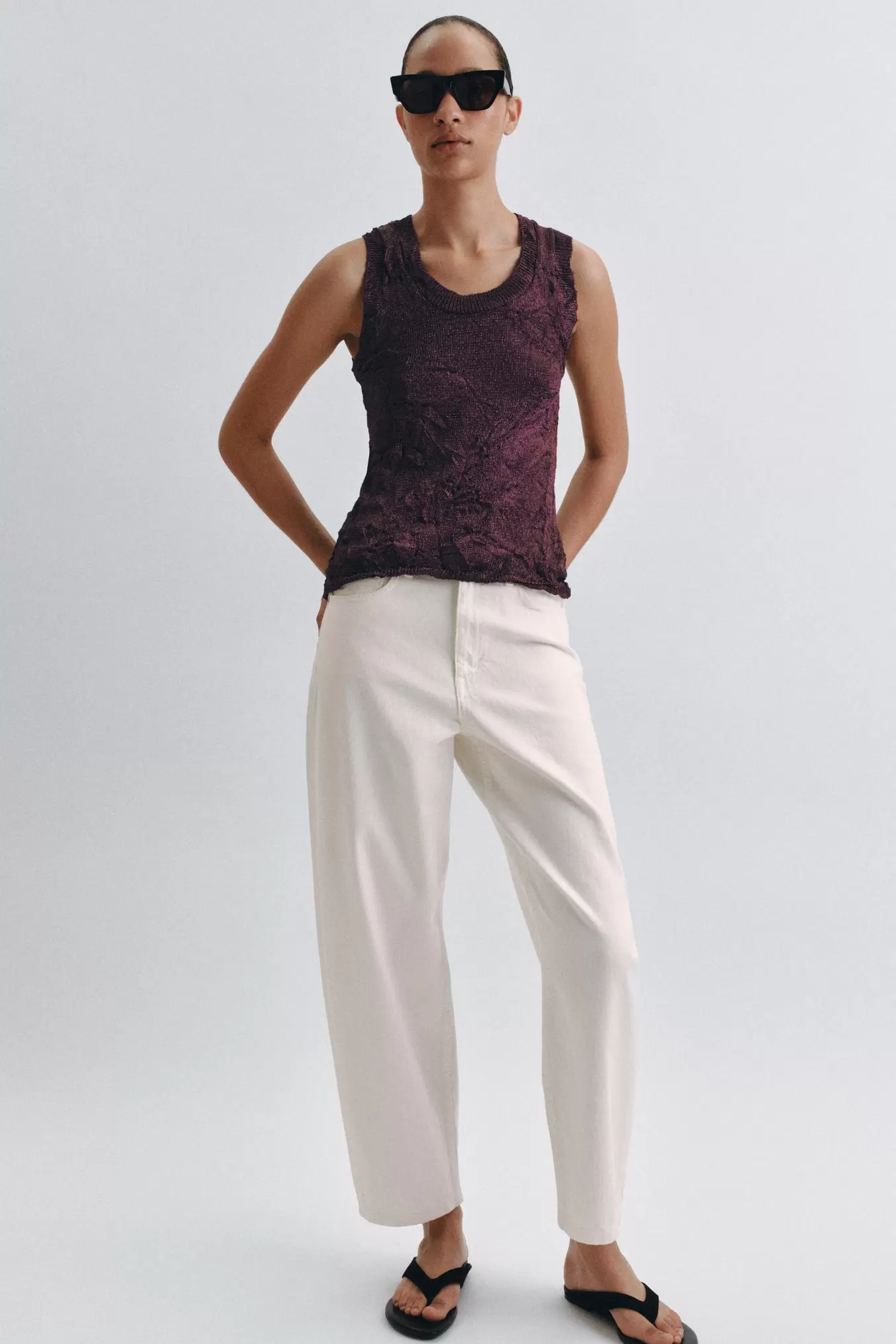 TOP PUNTO EFECTO ARRUGADO