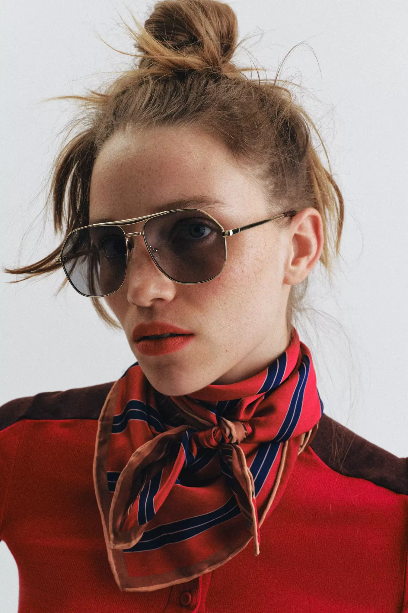 PAÑUELO REVERSIBLE VISCOSA 100% ESTAMPADO RAYAS