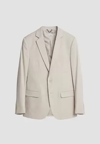 CHAQUETA REGULAR FIT «LUIS» DE SARGA DE ALGODÓN Y LYOCELL