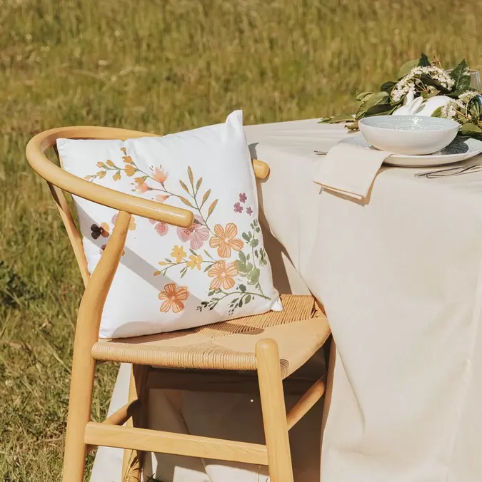 Almohada Flores 40x40