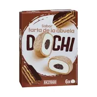 Helado Dochi tarta de la abuela Hacendado de vainilla y masa de galleta