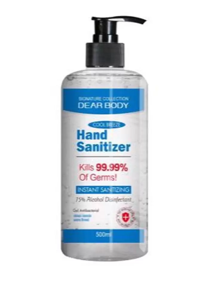 Dear Body Hand Sanitizer Cool Breeze Gel hidroalcohol 500 ml