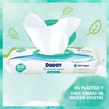 Dodot Toallitas Cuidado Total Aqua para Bebé, 99% Agua, 100% Fibras de Origen Vegetal, 48 Toallitas Embalaje Deteriorado (Cad: 26/04/2026)